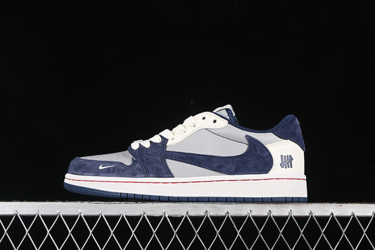 Nike Air Jordan 1 Low Travis Scott Fragment Design OG SP Grey Navy Sneakers