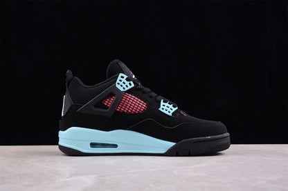 Nike Air Jordan 4 Retro Blue Pink Black Sneakers