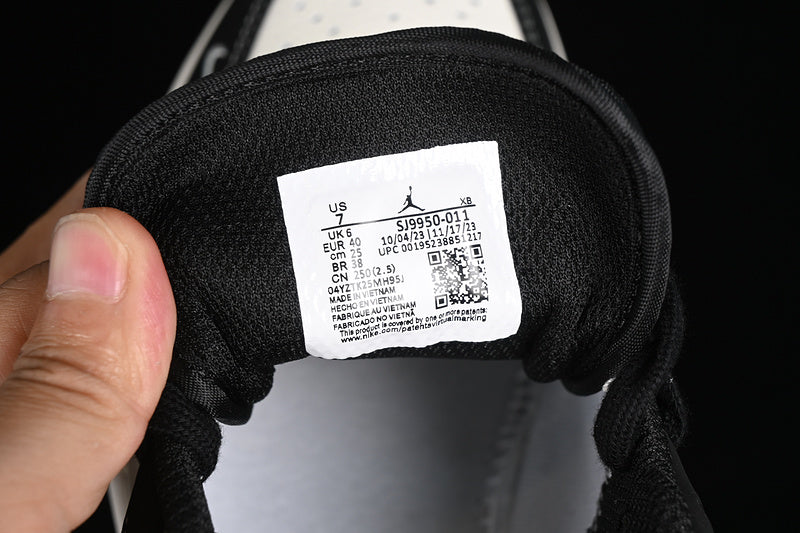 Nike Air Jordan 1 Low Marvel Batman Black White Sneakers