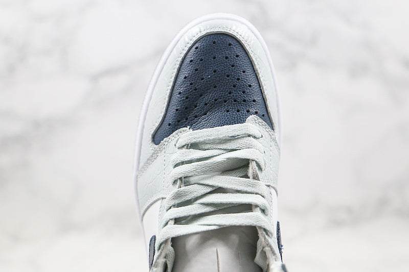 Nike Air Jordan 1 Retro Gray Navy Sneakers