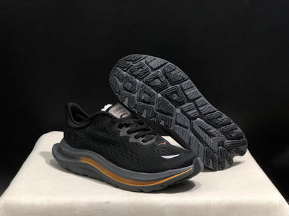 Hoka One One Kawana Cushioning Comfortable Gym Running Shoes Sneakers Black
