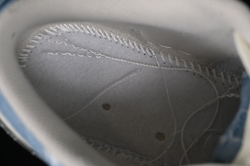 Nike Air Jordan 1 Low MLB White Grey Blue Sneakers