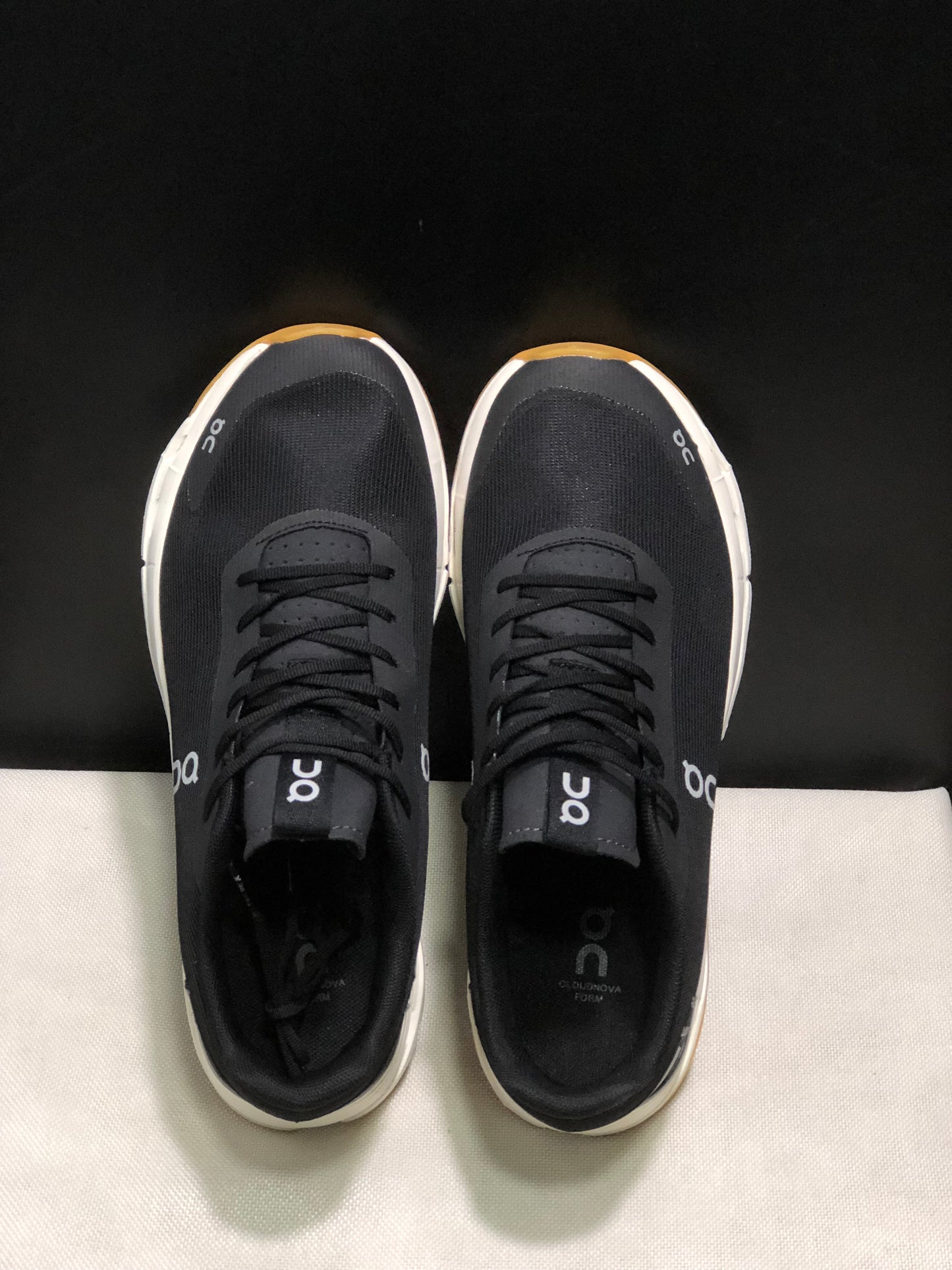 On Running Cloudnova Form 2 Fashionable Casual Running Shoes Black/Ivory