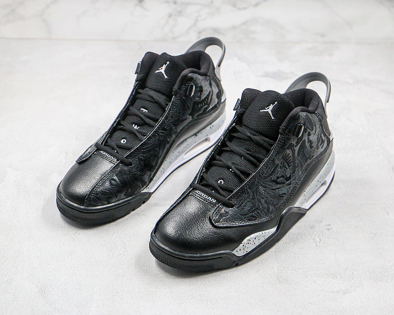Nike Air Jordan Retro Dub Zero Black Cement Sneakers