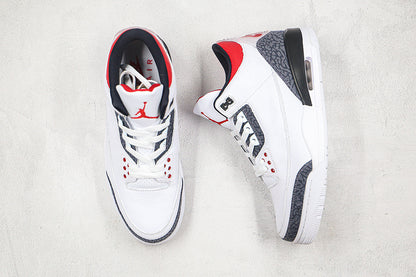 Nike Air Jordan 3 Retro SE-T CO JP Fire Red Denim Sneakers