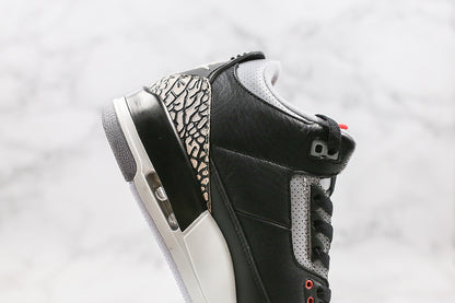 Nike Air Jordan 3 Retro OG Mid Black Cement Sneakers