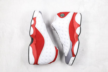 Nike Air Jordan 13 Retro GS 2014 Grey Toe Red White Sneakers