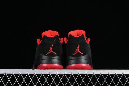 Nike Air Jordan 5 Retro Low Gym Red Metallic Hematite Black Sneakers