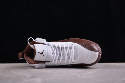Nike Air Jordan 12 Retro Brown White Sneakers