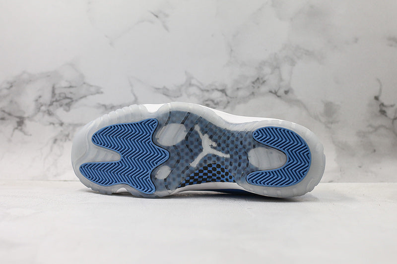 Nike Air Jordan 11 Retro Low White University Blue UNC Sneakers