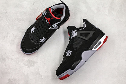 Nike Air Jordan 4 Retro Bred Reimagined Black Sneakers