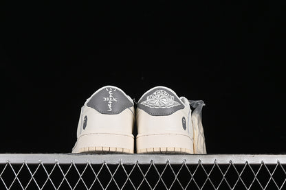 Nike Air Jordan 1 Low OG SP Off-White Travis Scott Fragment Design Grey White Sneakers