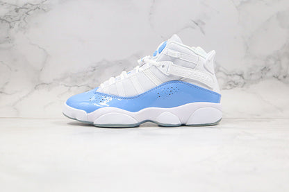Nike Air Jordan 6 Rings University Blue White Sneakers