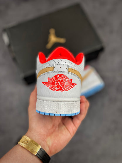 Nike Air Jordan 1 Low SE White Seseam Sneakers