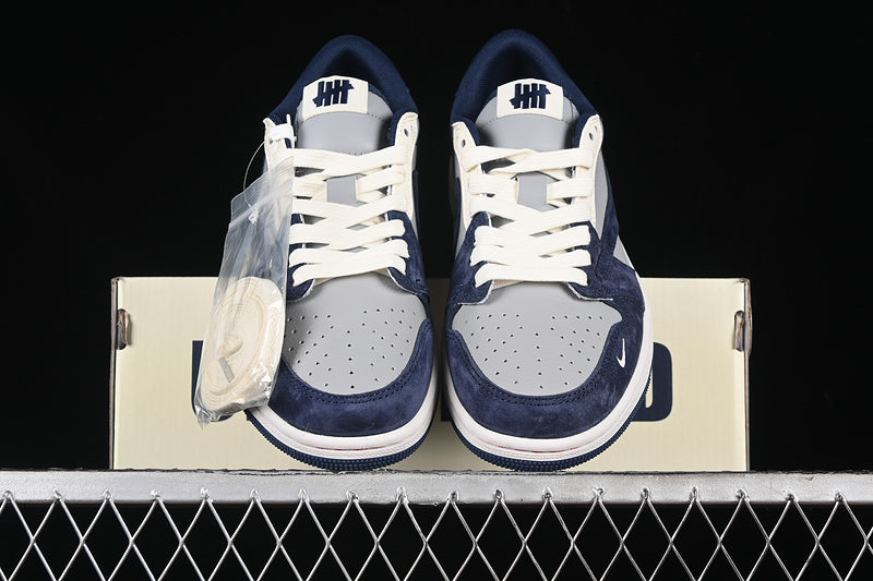 Nike Air Jordan 1 Low Travis Scott Fragment Design OG SP Grey Navy Sneakers