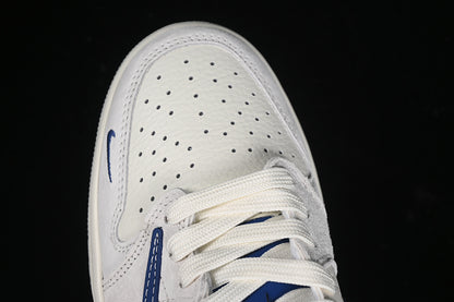 Travis Scott Fragment Design Nike Air Jordan 1 Low Supreme OG SP Red Blue White Sneakers