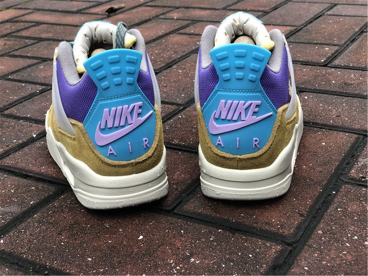 Nike Air Jordan 4 Retro SP 30th Anniversary Union Desert Moss Purple Sneakers