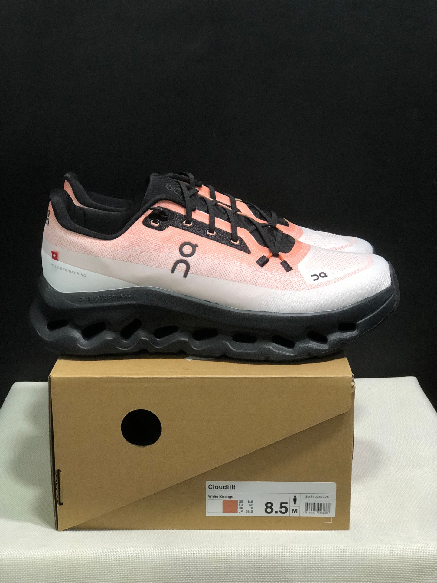 On Running Cloudtilt Durable Casual Life Shoes Orange/White