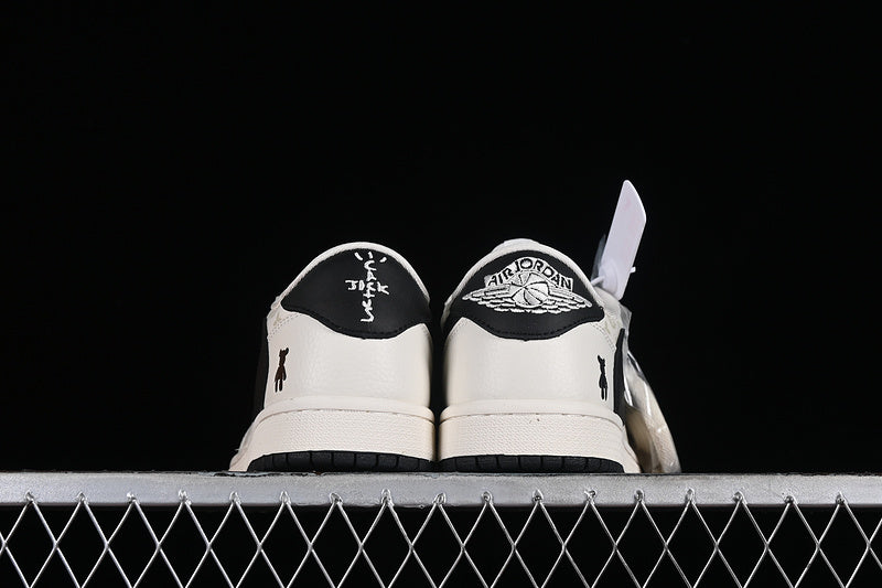 Nike Air Jordan 1 Low LV Travis Scott Fragment Design OG SP Black White Sneakers