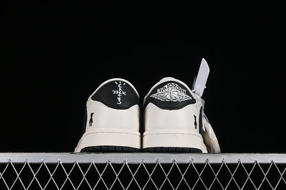 Nike Air Jordan 1 Low LV Travis Scott Fragment Design OG SP Black White Sneakers