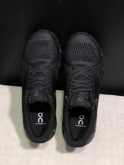 On Running Cloudflyer Shock-Absorbing Running Shoes All Black