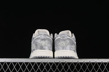 Nike Air Jordan 1 Low White Grey Sneakers