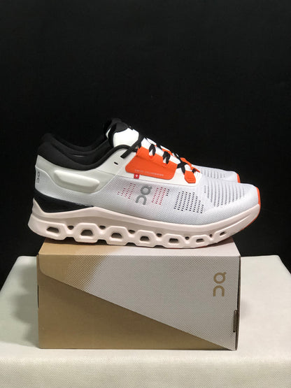On Running Cloudstratus 3 Anti-Slip Running Shoes Light Grey/Orange
