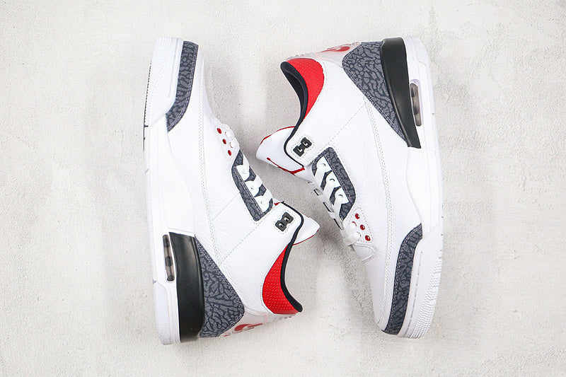 Nike Air Jordan 3 Retro SE-T CO JP Fire Red Denim Sneakers