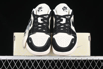 Nike Air Jordan 1 Low Black White Casual Sports Shoes