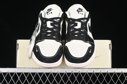 Nike Air Jordan 1 Low Black White Casual Sports Shoes