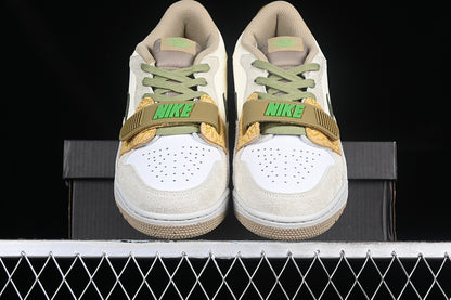 Nike Air Jordan Legacy 312 Low Phantom Alligator Golden Moss Sneakers
