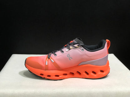 On Running Cloudsurfer Trail Waterproof Comfortable And Breathable Orange Running Shoes