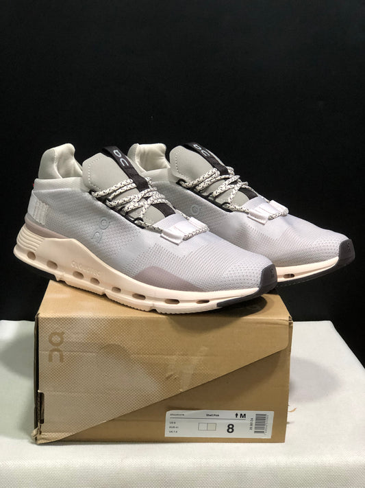 On Running Cloudnova Lightweight Sports Casual Shoes Light Grey