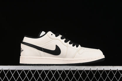 Nike Air Jordan 1 Low Black Sole White Black Sneakers