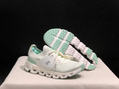 On Running Cloudswift 3 Trendy And Comfortable Running Shoes Ivory/Creek