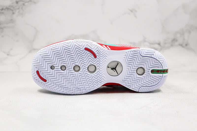 Nike Air Jordan 34 Red Multicolour Sneakers