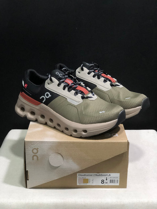 On Running Cloudrunner 2 Waterproof Casual Running Shoes Olive/Mahogamy