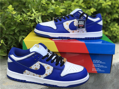 Nike SB Dunk Low Supreme Stars Hyper Royal Sneakers