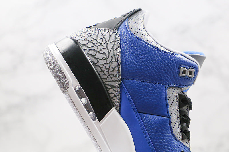 Nike Air Jordan 3 Varsity Royal Cement Sneakers