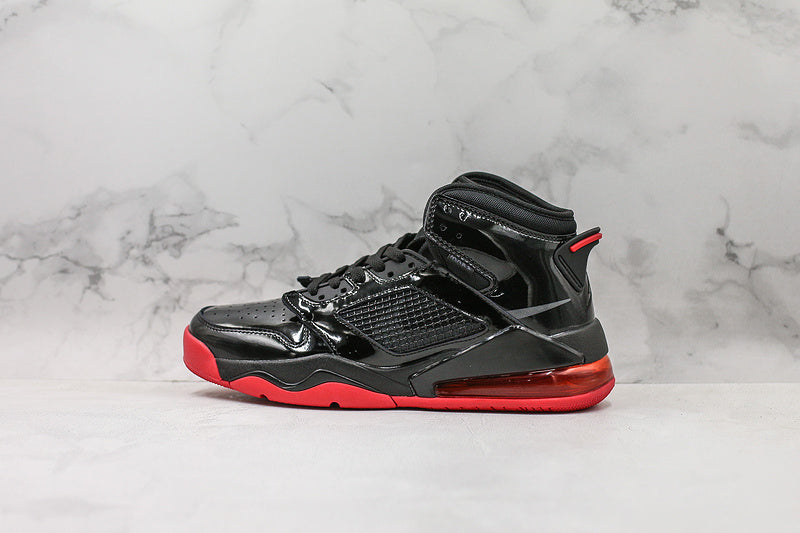 Nike Air Jordan Mars 270 Patent Bred Red Black Sneakers