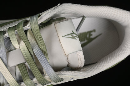 Nike Air Jordan 1 Low OG SP Off-White Travis Scott Fragment Design White Green Sneakers