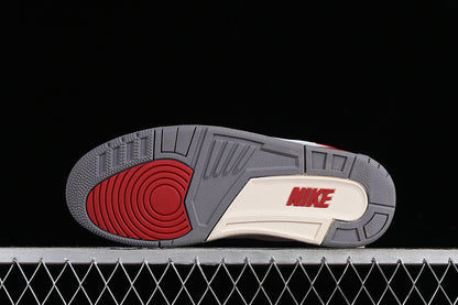 Nike Air Jordan 2/3 Retro Cement Grey Varsity Red White Sneakers