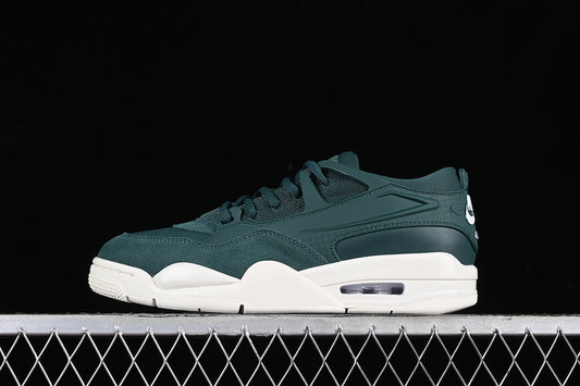 Nike Air Jordan 4 Remastered Oxidized Green White Sole Sneakers