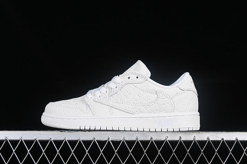 Travis Scott Nike Air Jordan 1 Low LV OG White Sneakers