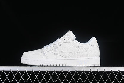 Travis Scott Nike Air Jordan 1 Low LV OG White Sneakers