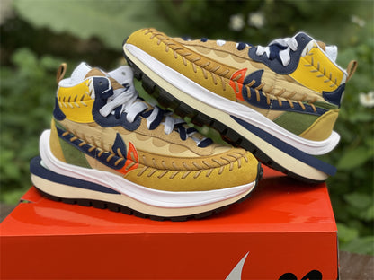 Nike Sacai Jean-Paul Gaultier LD Vaporwffle Sesame Multicolor Sneakers