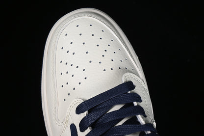 Nike Air Jordan 1 Low Travis Scott Fragment Design LV White Blue Sneakers