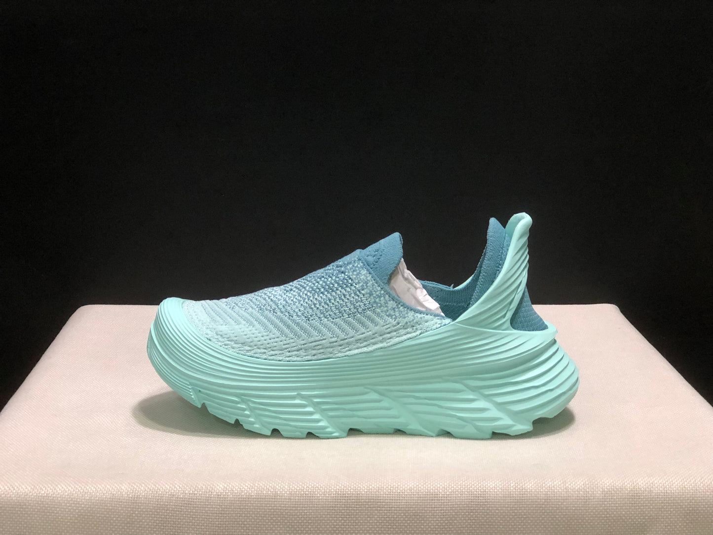 Hoka One One Restore TC Elastic Comfortable Low-top Running Shoes Sneakers Teal