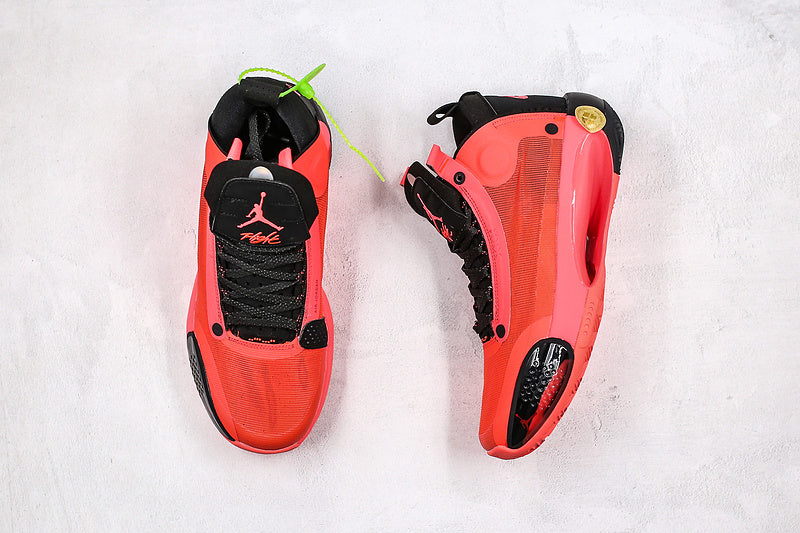 Nike Air Jordan 34 Infrared Black 23 Red Sneakers