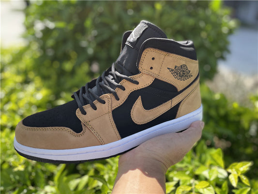 Nike Air Jordan 1 Mid SE Desert Ochre 2020 Brown Sneakers